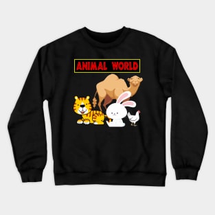 Animal world Crewneck Sweatshirt